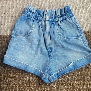 Isabel Marant Denim paperbag shorts